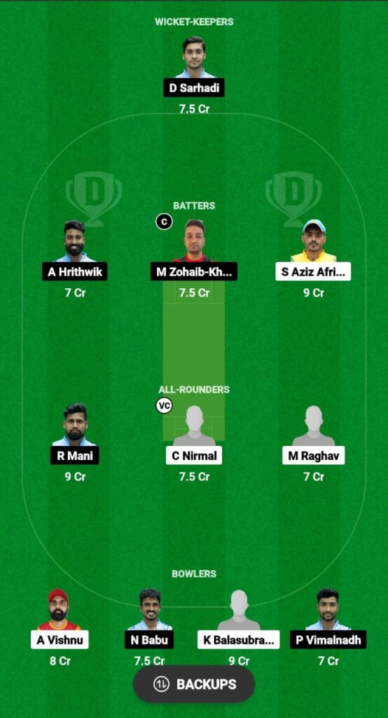 DDD vs CSG Dream11 Prediction Fantasy Cricket Tips Dream11 Team ICCA Academy i10 2023