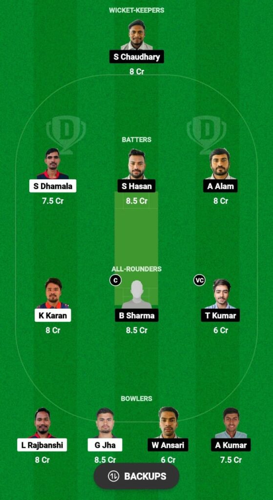 NPC vs UPX Dream11 Prediction Fantasy Cricket Tips Dream11 Team Nepal Pro T20 Championship