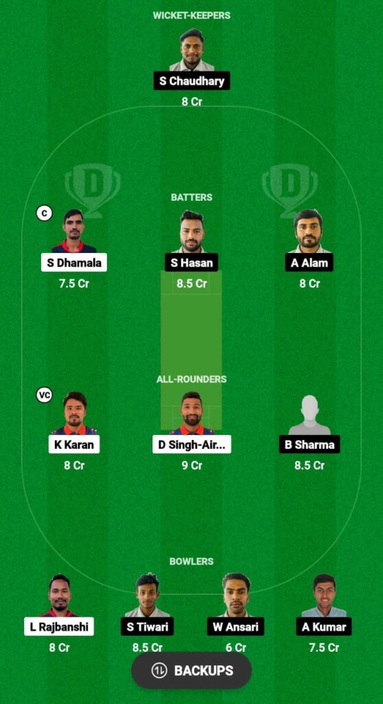 NPC vs UPX Dream11 Prediction Fantasy Cricket Tips Dream11 Team Nepal Pro T20 Championship