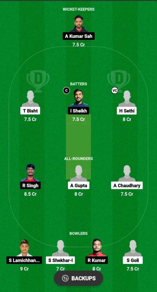 WCN vs PXI Dream11 Prediction Fantasy Cricket Tips Dream11 Team Nepal Pro T20 Championship