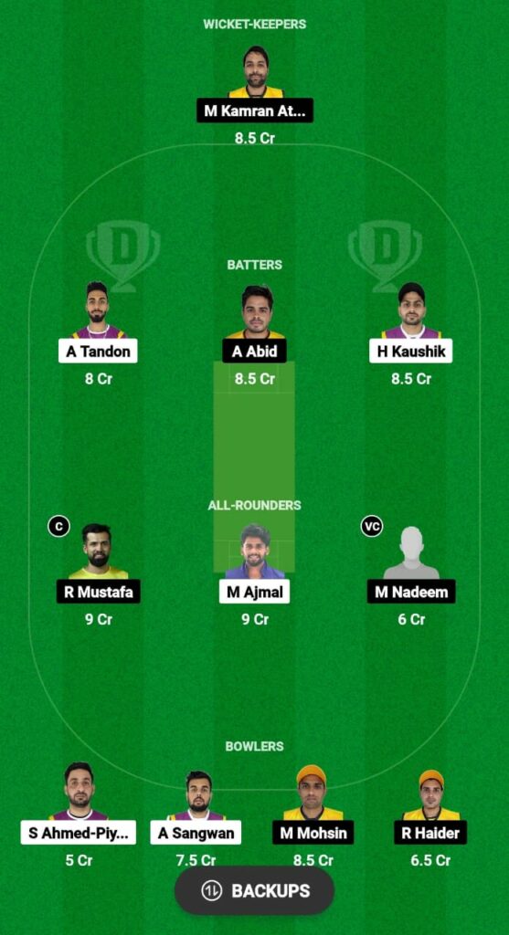 AJM vs ABD Dream11 Prediction Fantasy Cricket Tips Dream11 Team Emirates D10