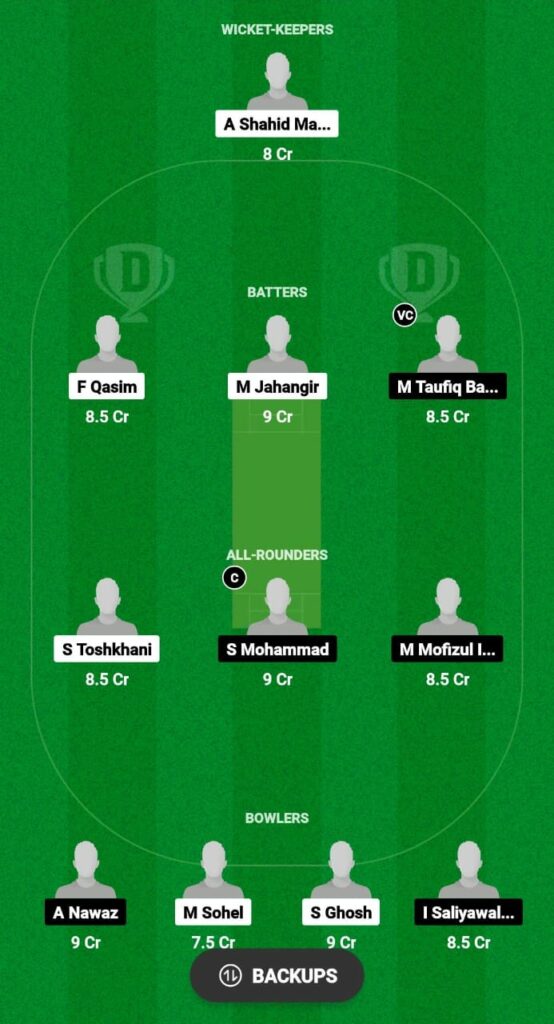 BS vs REN Dream11 Prediction Fantasy Cricket Tips Dream11 Team KCC Emerging T20 League 