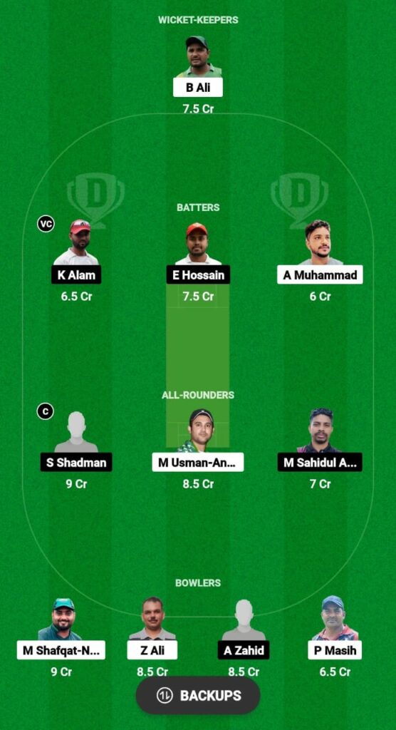 PU vs BDT Dream11 Prediction Fantasy Cricket Tips Dream11 Team Grand Rumble T10 Championship 2023 