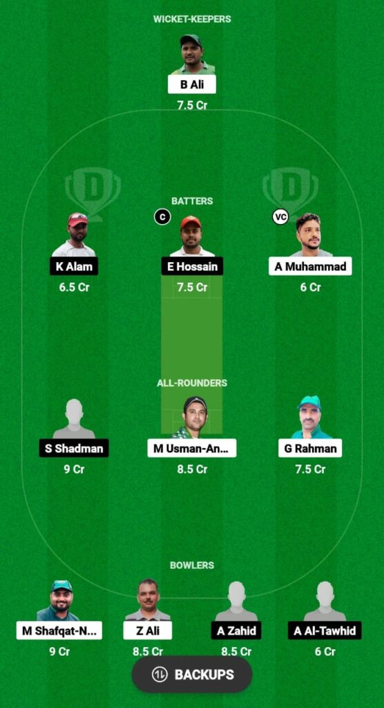 PU vs BDT Dream11 Prediction Fantasy Cricket Tips Dream11 Team Grand Rumble T10 Championship 2023 