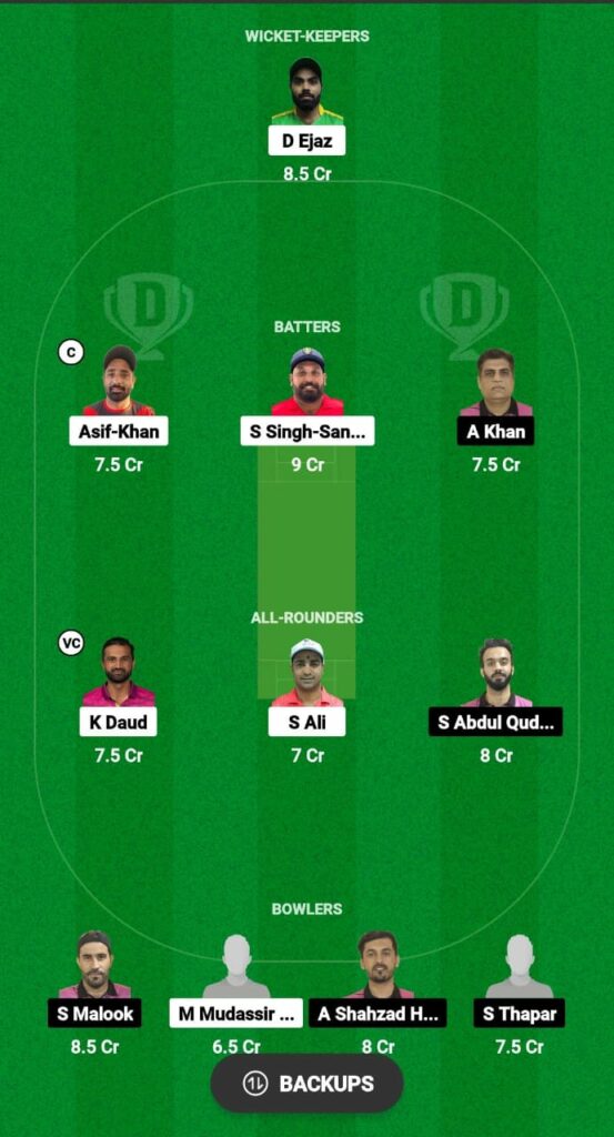 AMV vs AZ Dream11 Prediction Fantasy Cricket Tips Dream11 Team ICCA Academy i10 2023 