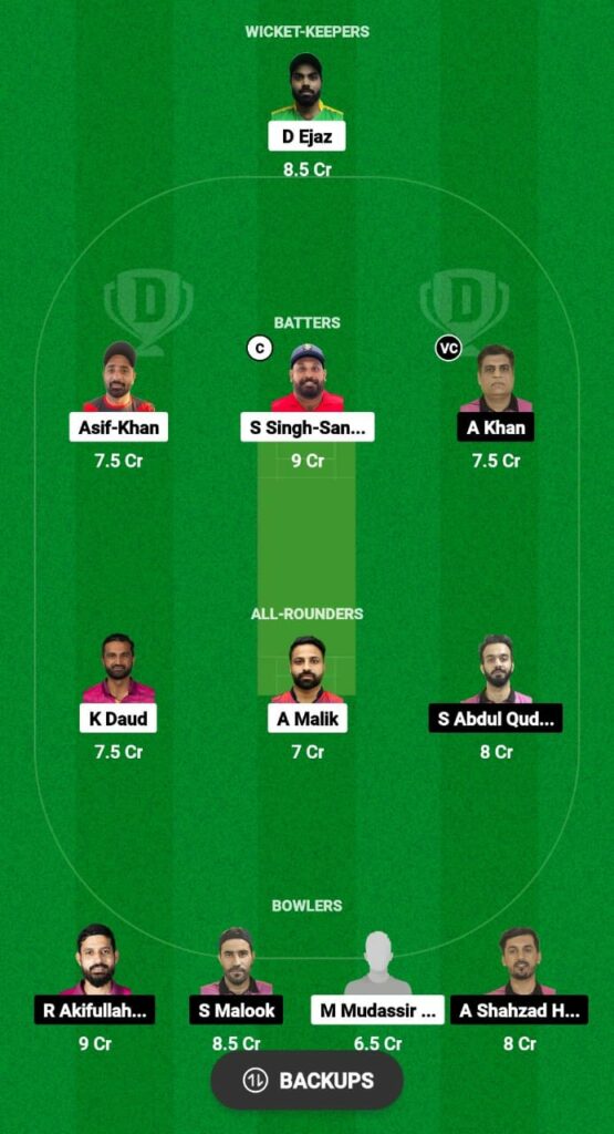 AMV vs AZ Dream11 Prediction Fantasy Cricket Tips Dream11 Team ICCA Academy i10 2023 