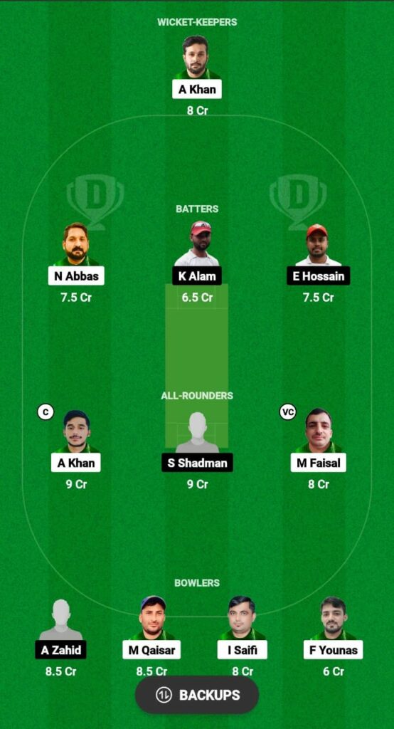 GS vs BDT Dream11 Prediction Fantasy Cricket Tips Dream11 Team Grand Rumble T10 Championship 2023 