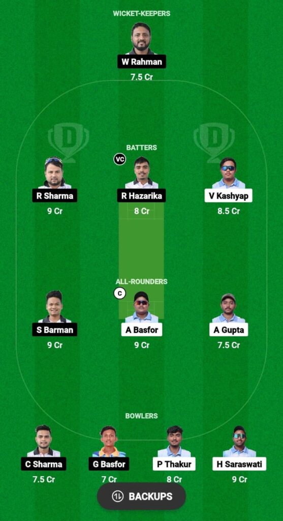 AC vs CCC Dream11 Prediction Fantasy Cricket Tips Dream11 Team GSA T20 Champions Trophy 