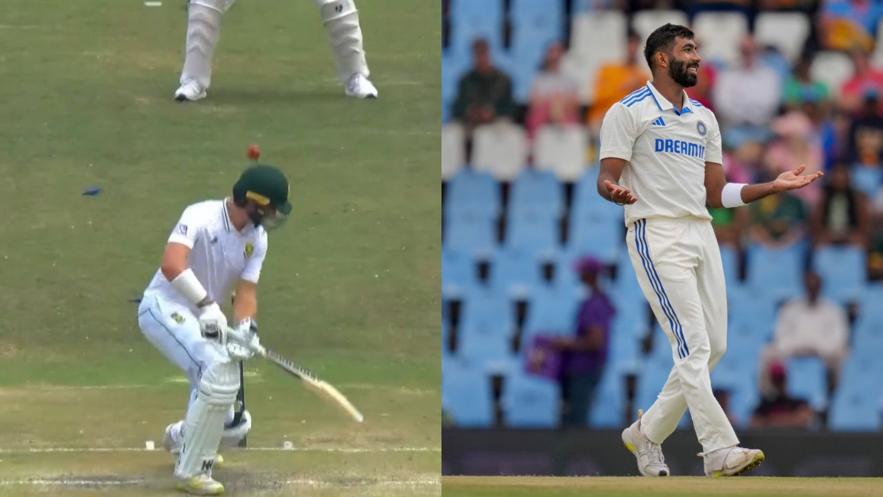Jasprit Bumrah cleans up Nandre Burger
