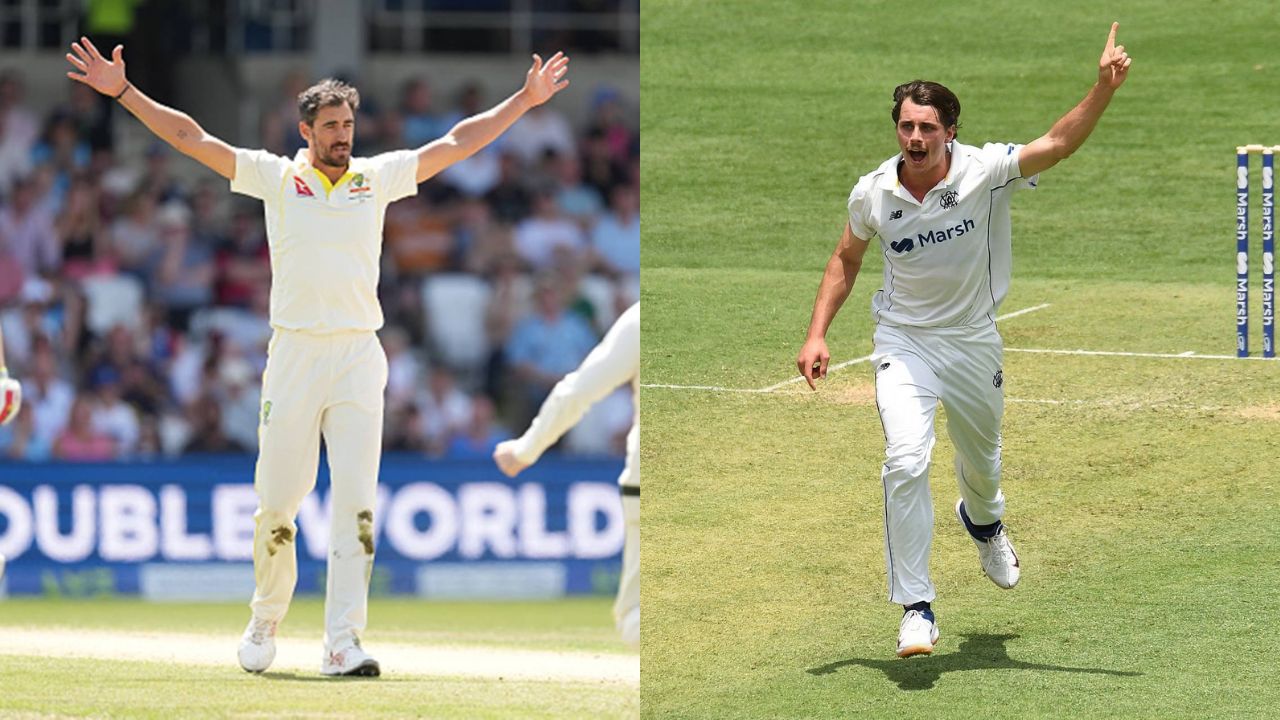Mitchell Starc and Lance Morris