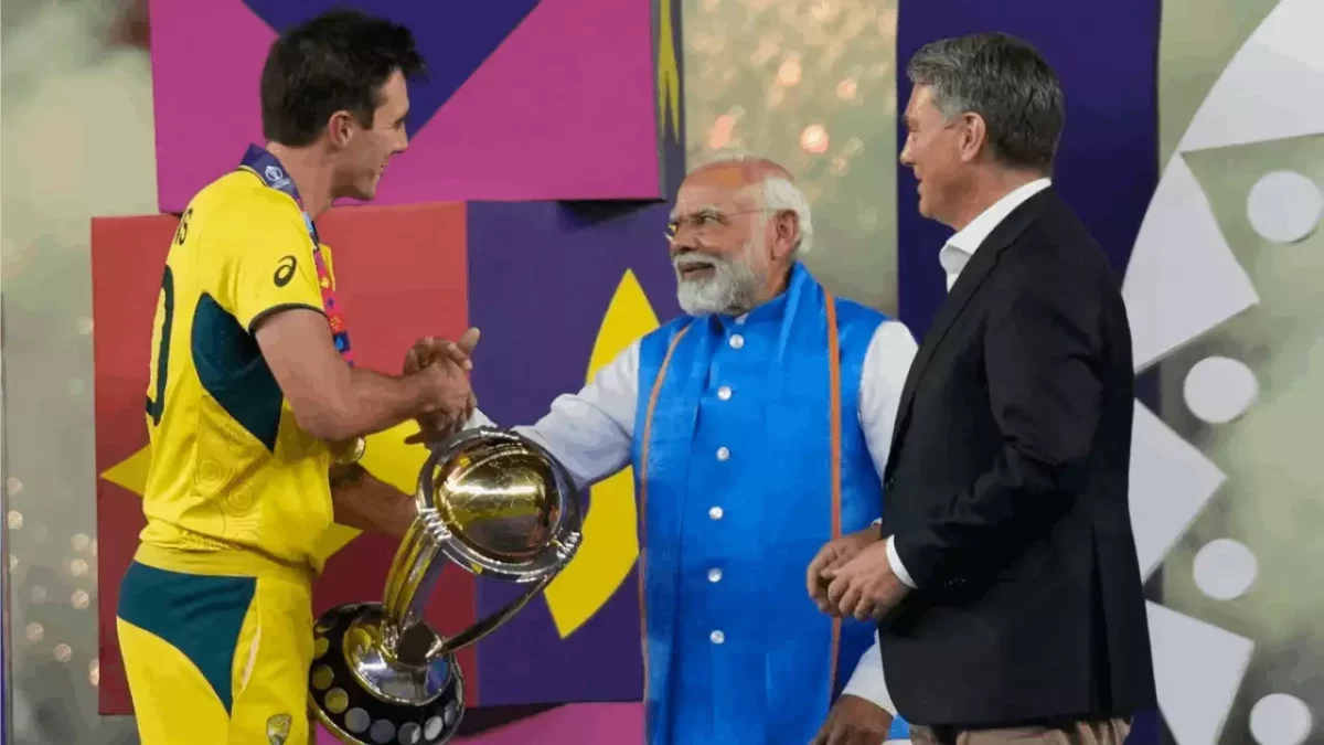 "Death With It With Class" - Glenn Maxwell On Pat Cummins Receiving World Cup Trophy From PM Narendra Modi