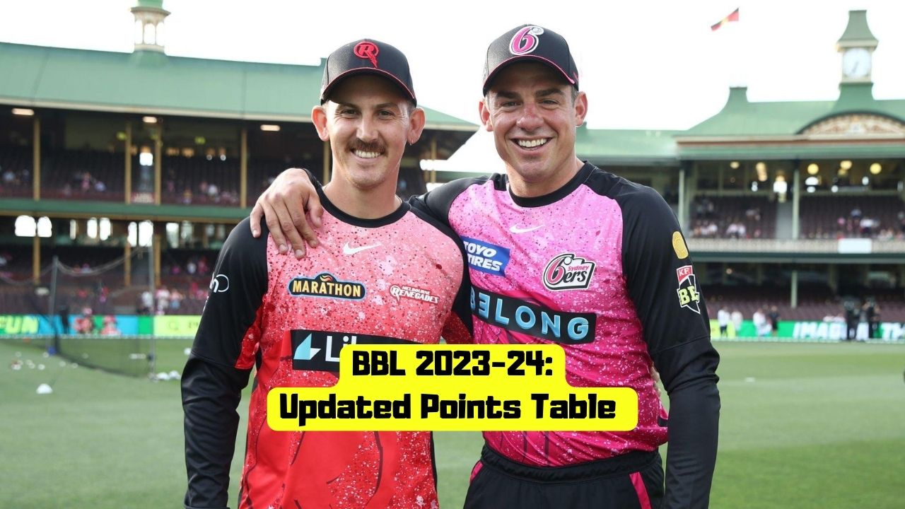 BBL Points Table 2023-24: Updated Standings, Most Runs, Most Wickets ...