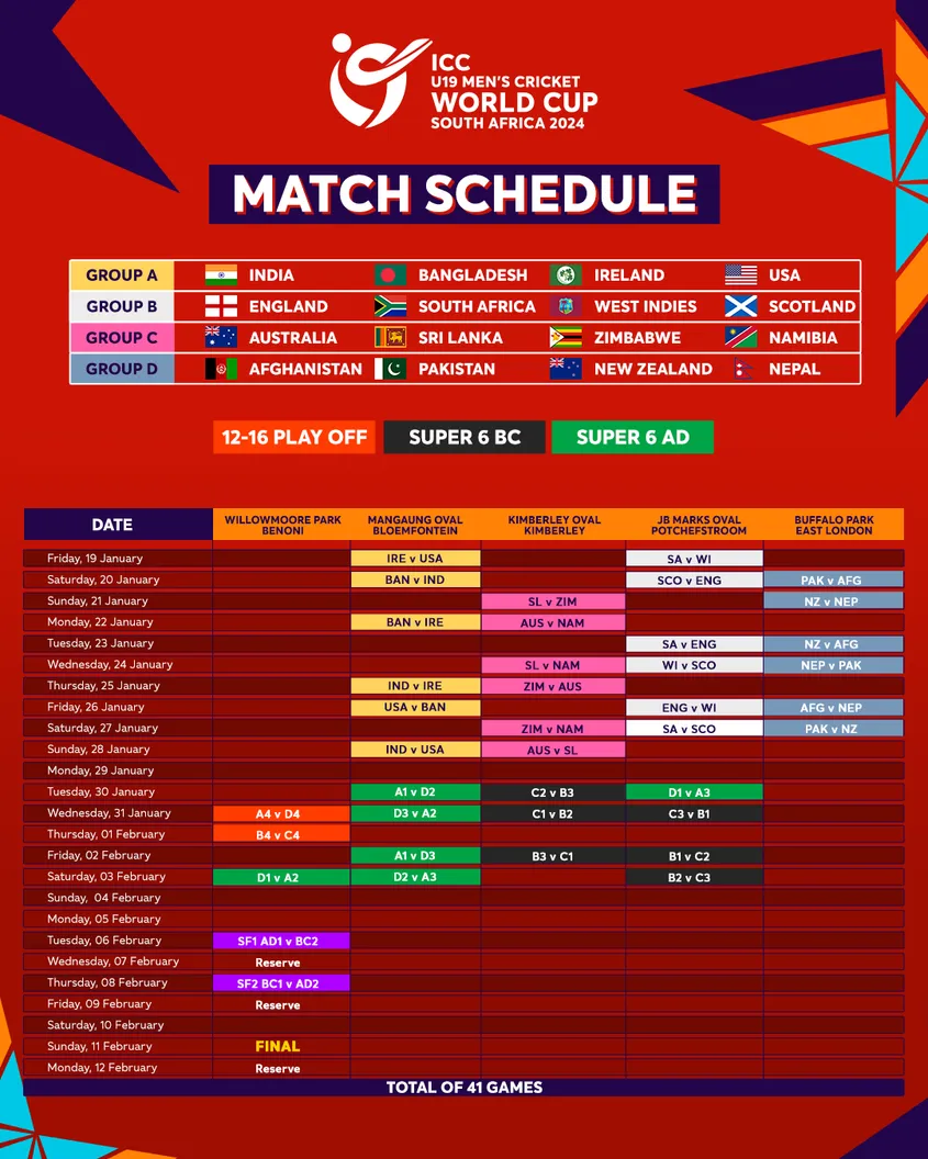 Cricket Schedule 2024 Under 19 Hollie Sandra