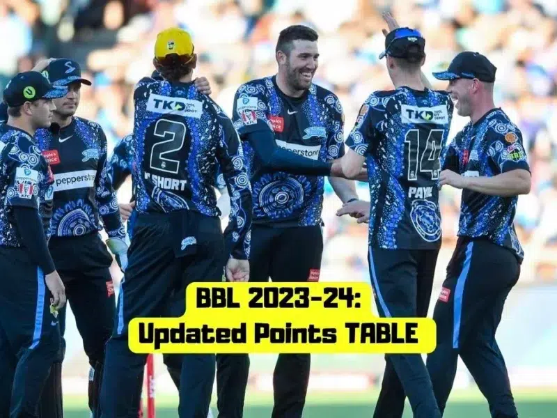 BBL Points Table 2023-24: Updated Standings, Most Runs, Most Wickets After Adelaide Strikers vs Hobart Hurricanes, Match 31
