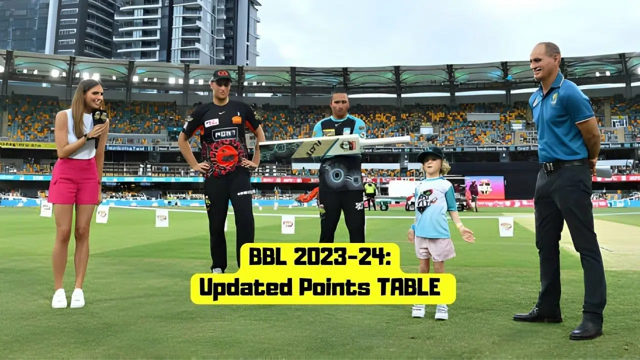 BBL Points Table 202324 Updated Standings, Most Runs, Most Wickets