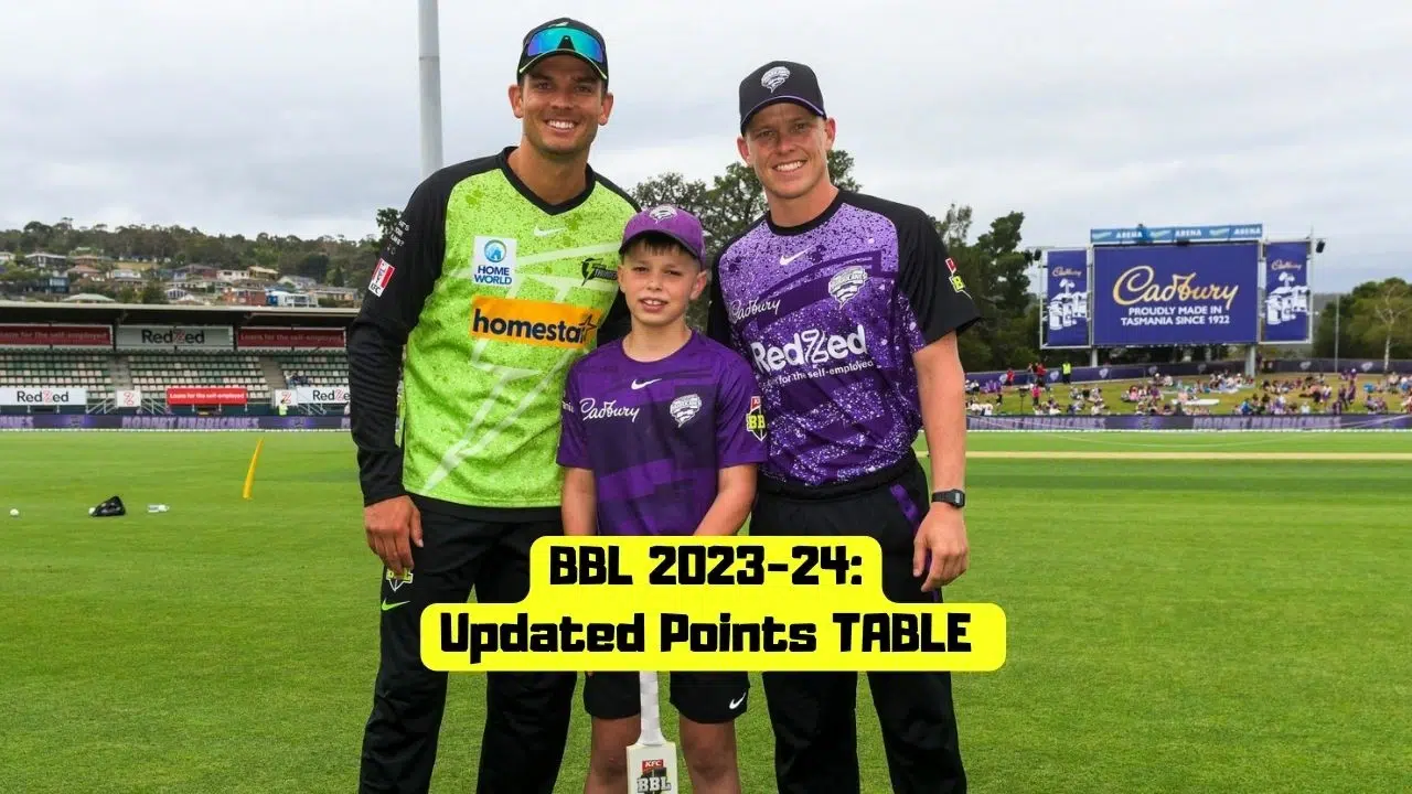 BBL Points Table 202324 Updated Standings, Most Runs, Most Wickets