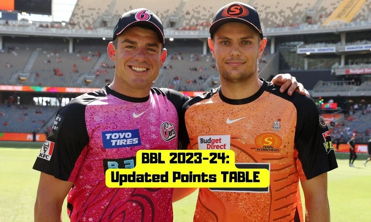 BBL Points Table, Big Bash League Points Table 2023/24 Cricket Addictor