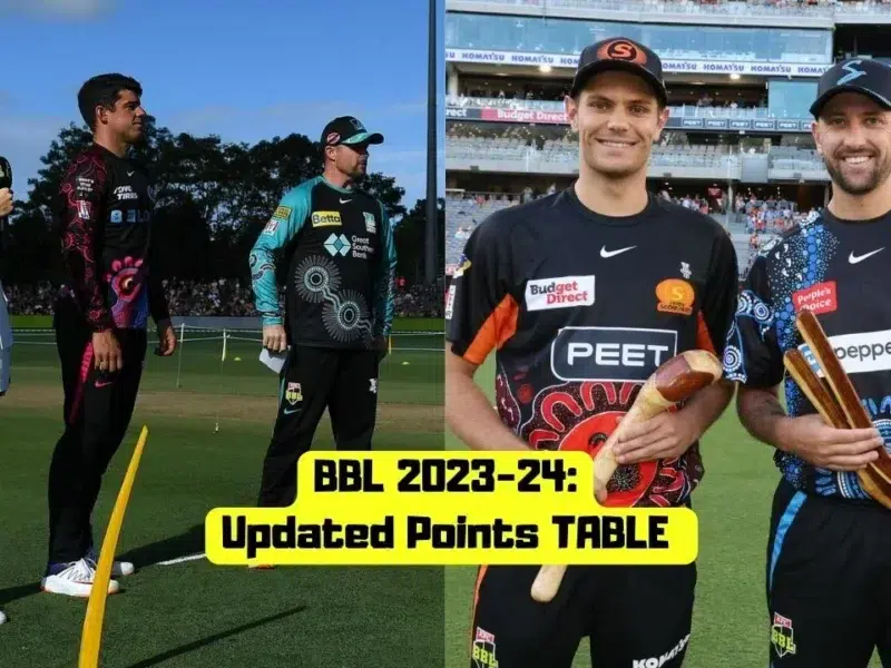 BBL Points Table, Big Bash League Points Table 2023/24 Cricket Addictor