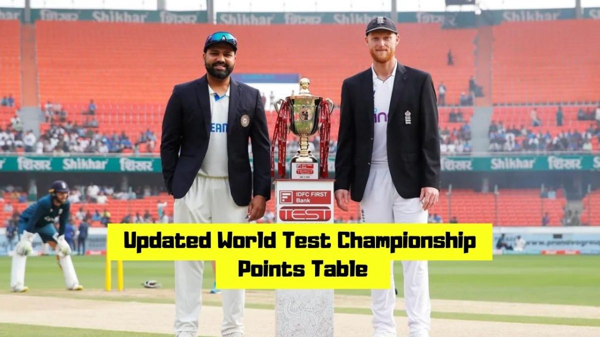 Updated ICC World Test Championship Points Table After IND Vs ENG 1st ...