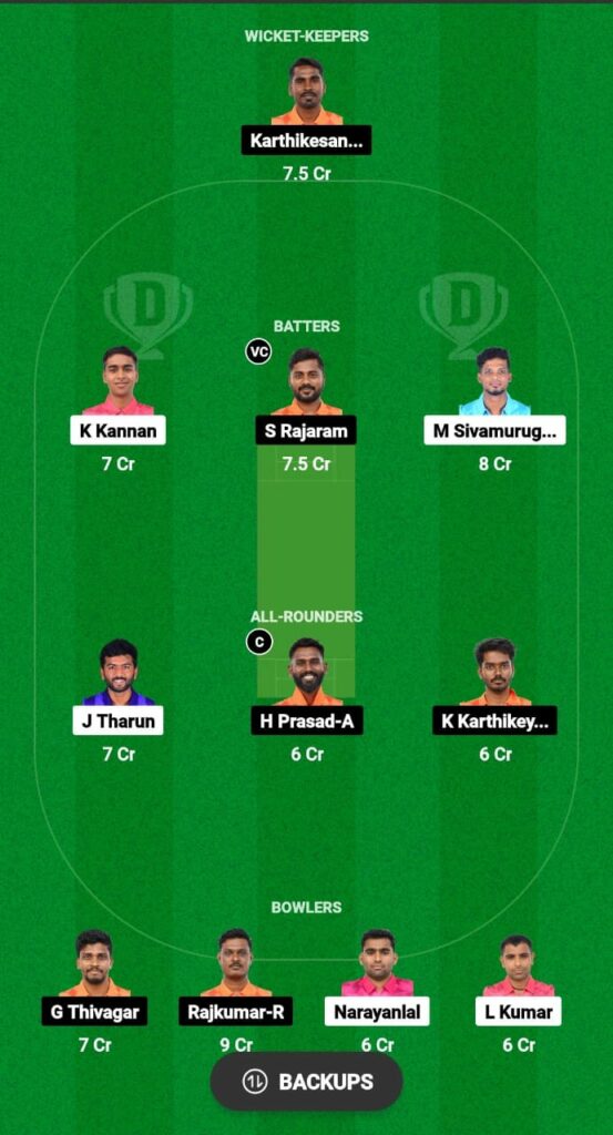 PSXI vs KXI Dream11 Prediction Fantasy Cricket Tips Dream11 Team Siechem Pondicherry T20