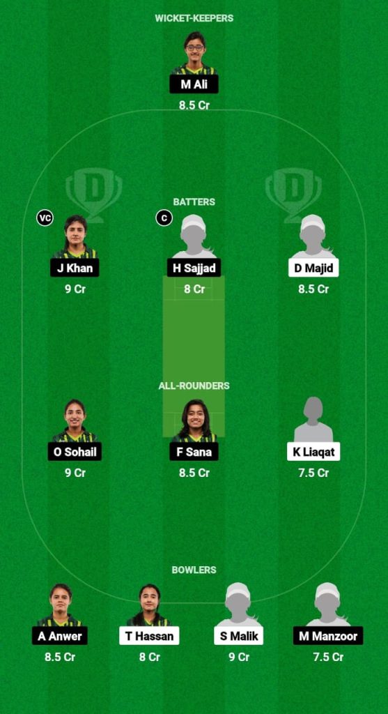 QUE-W vs KAR-W Dream11 Prediction Today Match, Dream11 Team Today, Fantasy Cricket Tips, Playing XI, Pitch Report, Injury Update- Pakistan Women Domestic T20 2024, Match 1