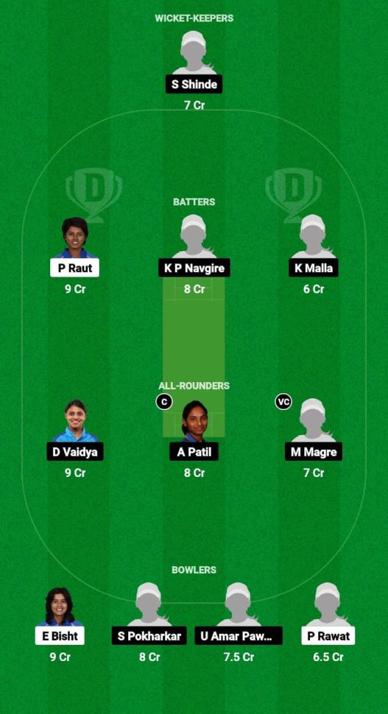 UT-W vs MAH-W Dream11 Prediction Fantasy Cricket Tips Dream11 Team Indian Women's Domestic OD 