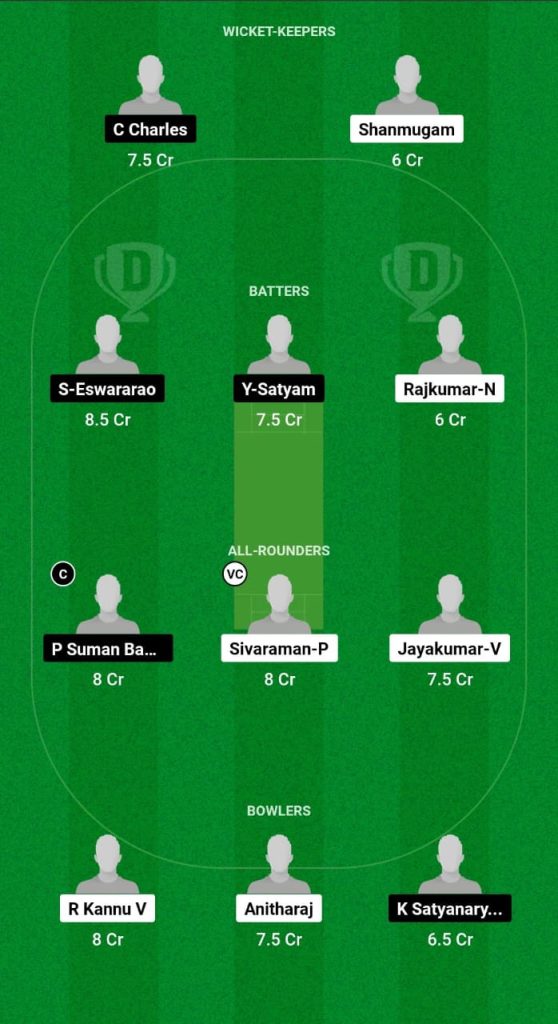 PWXI vs YXI Dream11 Prediction Fantasy Cricket Tips Dream11 Team Pondicherry Masters T10 