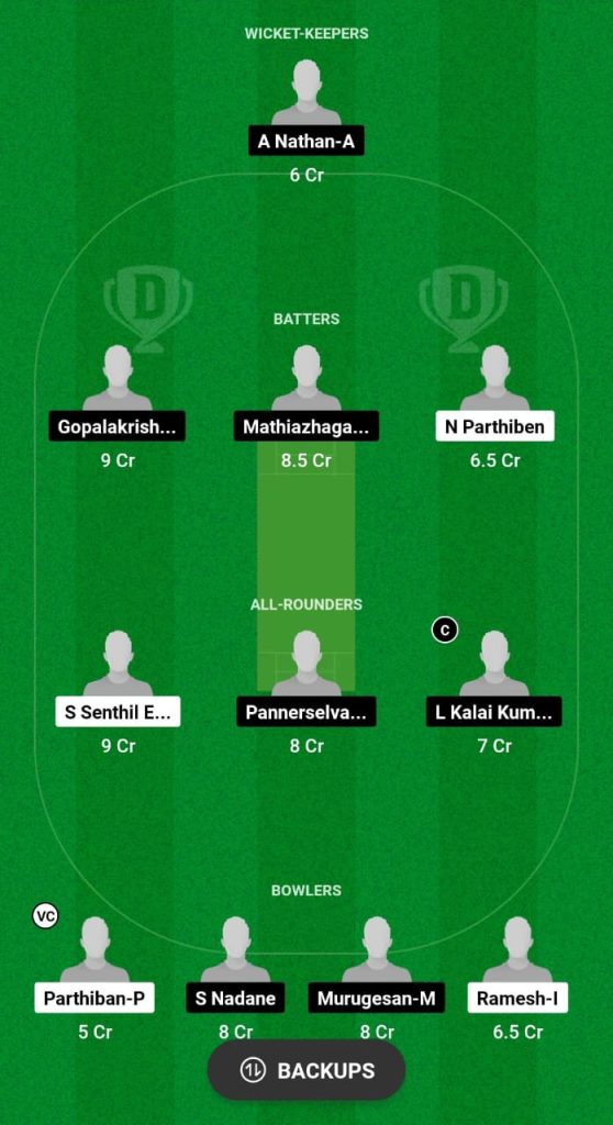 PSXI vs KXI Dream11 Prediction Fantasy Cricket Tips Dream11 Team Pondicherry Masters T10 