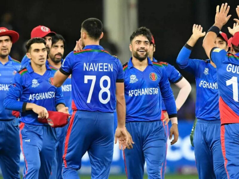 Afghanistan cricket team during 2022 T20 World Cup