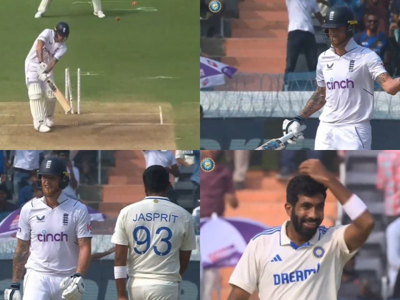 Jasprit Bumrah removes Ben Stokes with peach