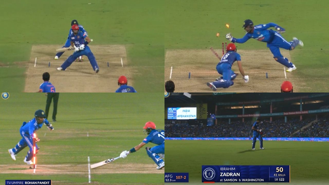 Sanju Samson Pulls Off Brilliant Stumping