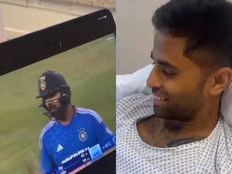 Suryakumar Yadav Enjoys Rohit Sharma innings post surgery