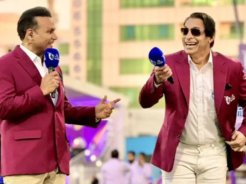 Watch: Virender Sehwag's Funny Banter On Shoaib Akhtar's Long Run-Up