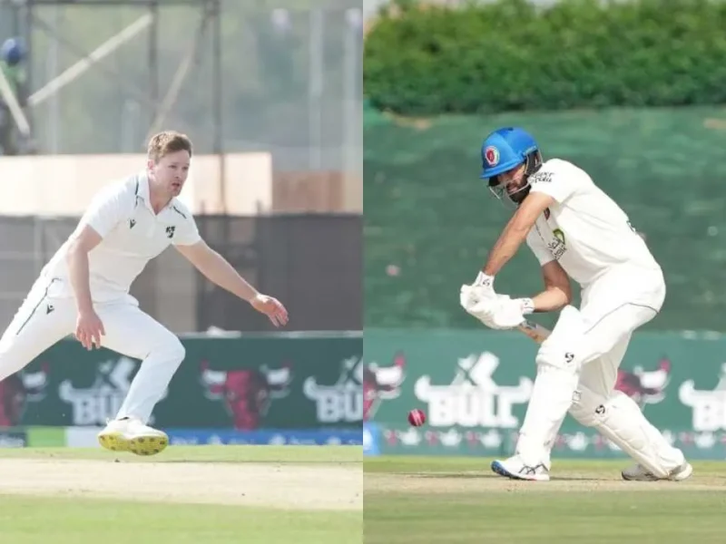 Afghanistan vs Ireland one-off Test Day 1 highlights