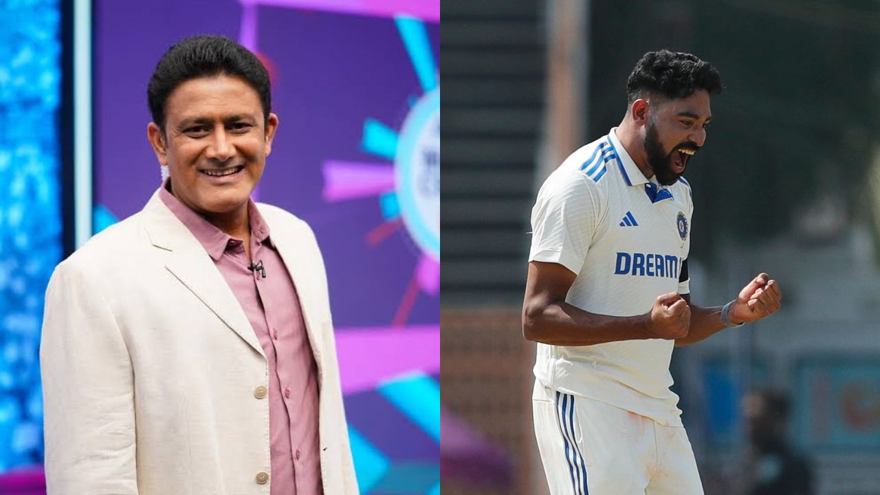 Anil Kumble, Mohammed Siraj