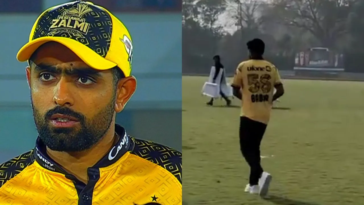 Babar Azam arrives late for trophy unveiling