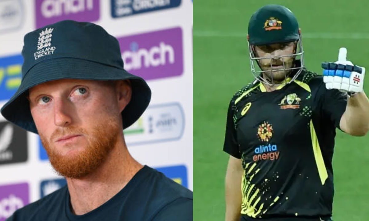 Ben Stokes and Aaron Finch