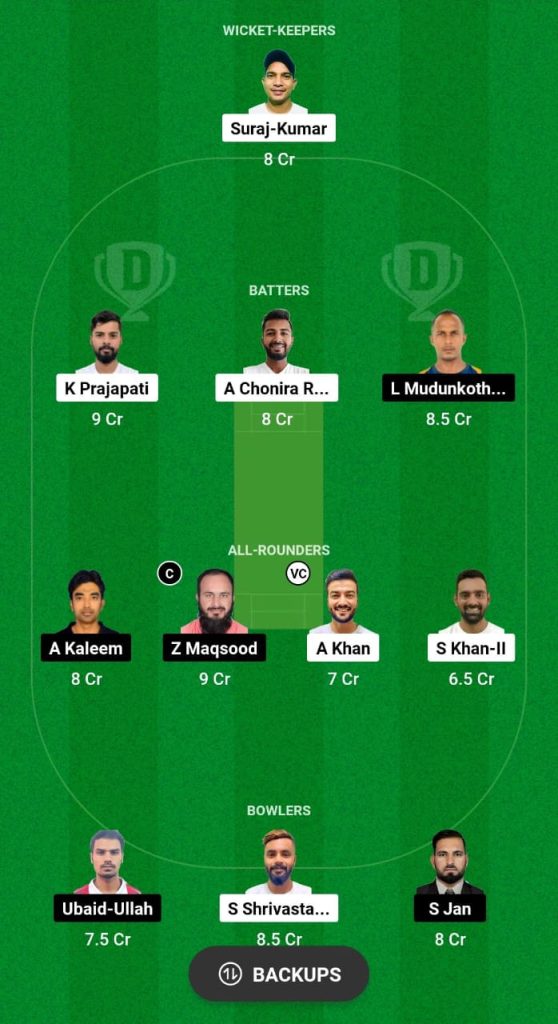 QUT vs DAT Dream11 Prediction Fantasy Cricket Tips Dream11 Team Oman D10 League