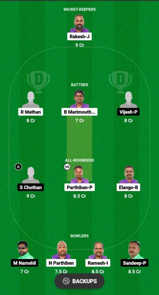 PSXI vs MXI Dream11 Prediction Fantasy Cricket Tips Dream11 Team Pondicherry Masters T10 