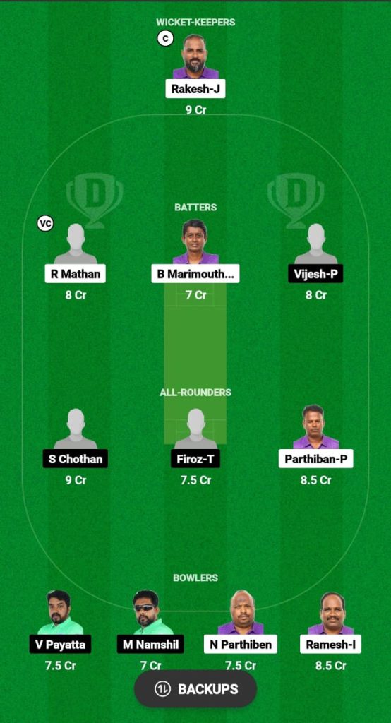 PSXI vs MXI Dream11 Prediction Fantasy Cricket Tips Dream11 Team Pondicherry Masters T10 
