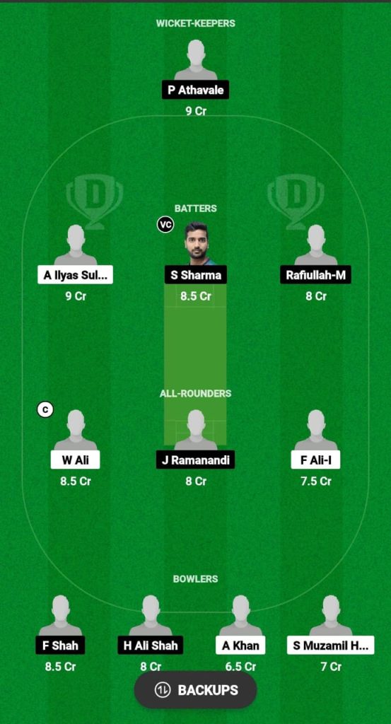 BOB vs AMR Dream11 Prediction Fantasy Cricket Tips Dream11 Team Oman D50 