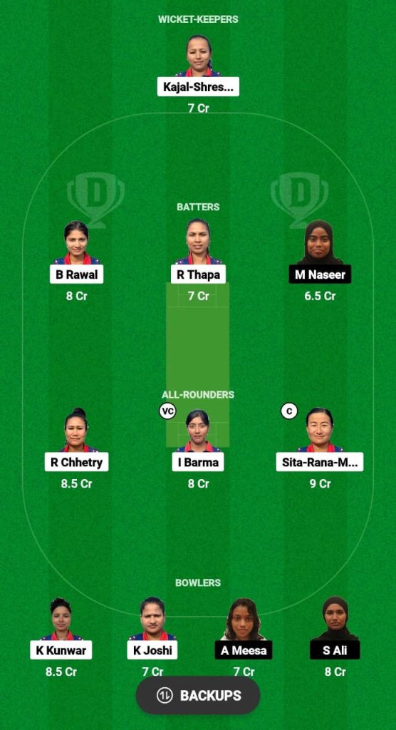 NP-W vs MDV-W Dream11 Prediction Fantasy Cricket Tips Dream11 Team ACC Women's Premier Cup