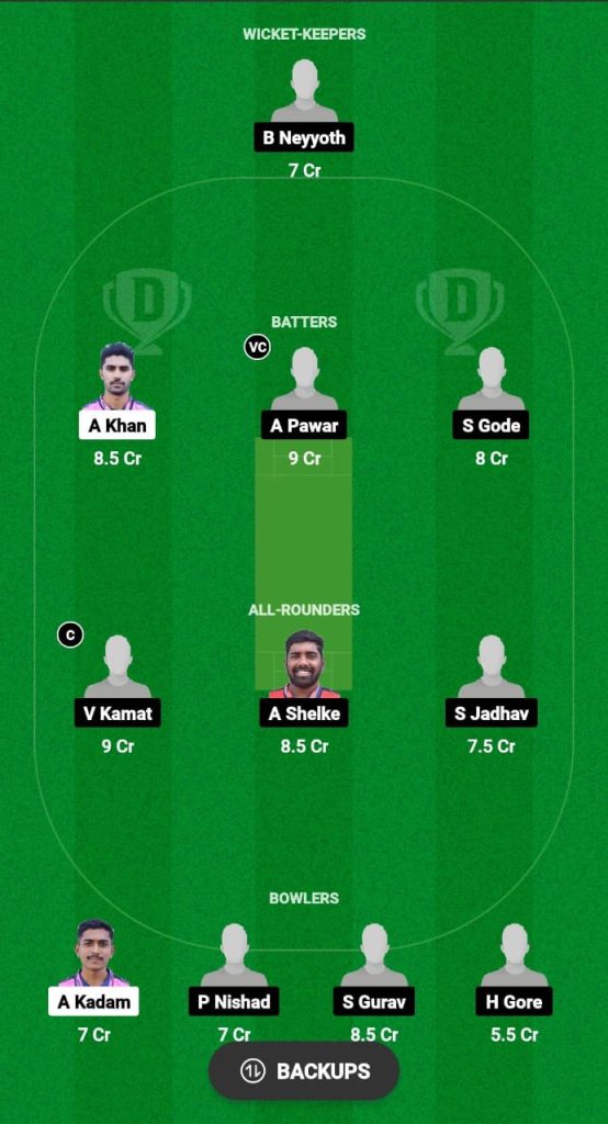 KLT vs KOT Dream11 Prediction Fantasy Cricket Tips Dream11 Team Navi Mumbai Premier League T20 