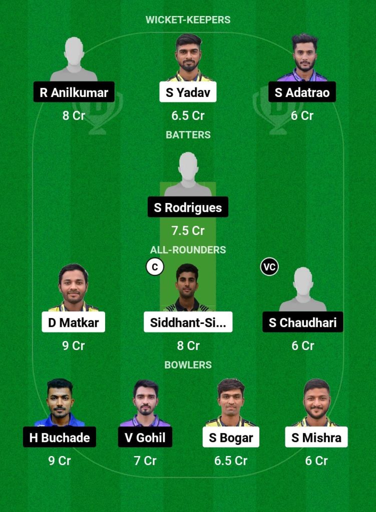 VAW vs SAS Dream11 Prediction Fantasy Cricket Tips Dream11 Team Navi Mumbai Premier League T20 