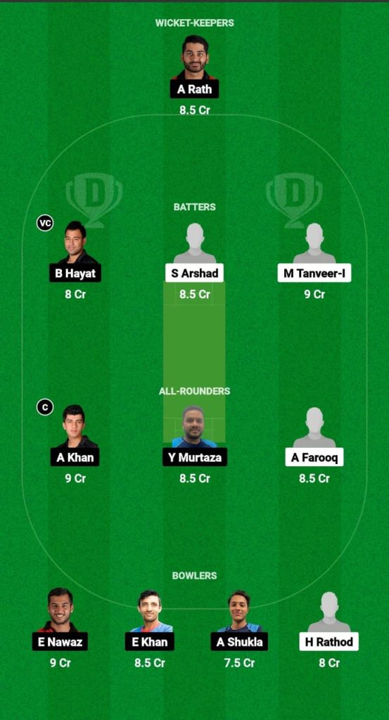 QAT vs HK Dream11 Prediction Fantasy Cricket Tips Dream11 Team Hong Kong Tour of Qatar 