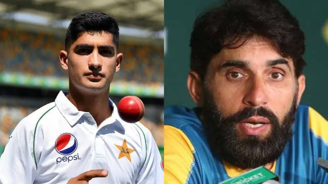 Misbah-ul-Haq, Naseem Shah