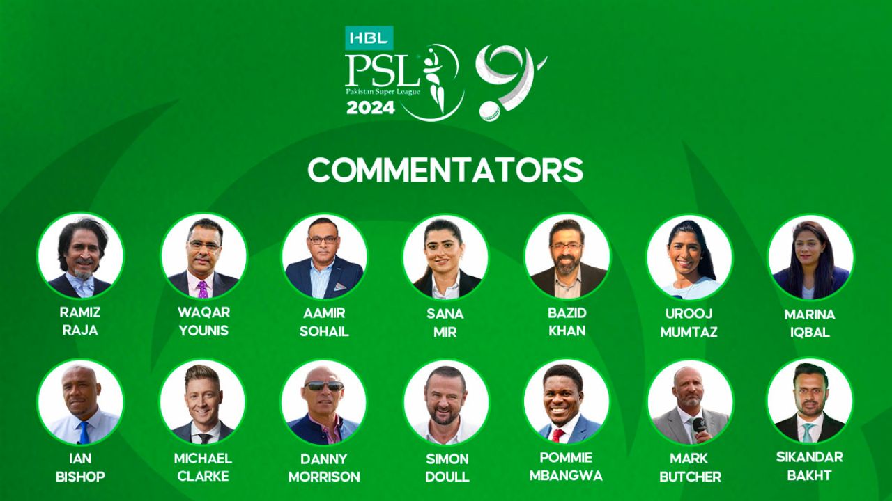PSL Commentators