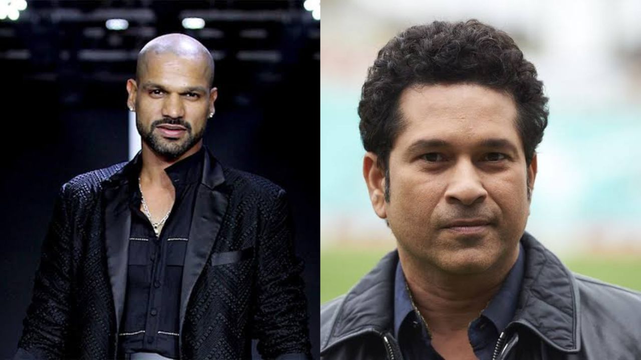Shikhar Dhawan, Sachin Tendulkar