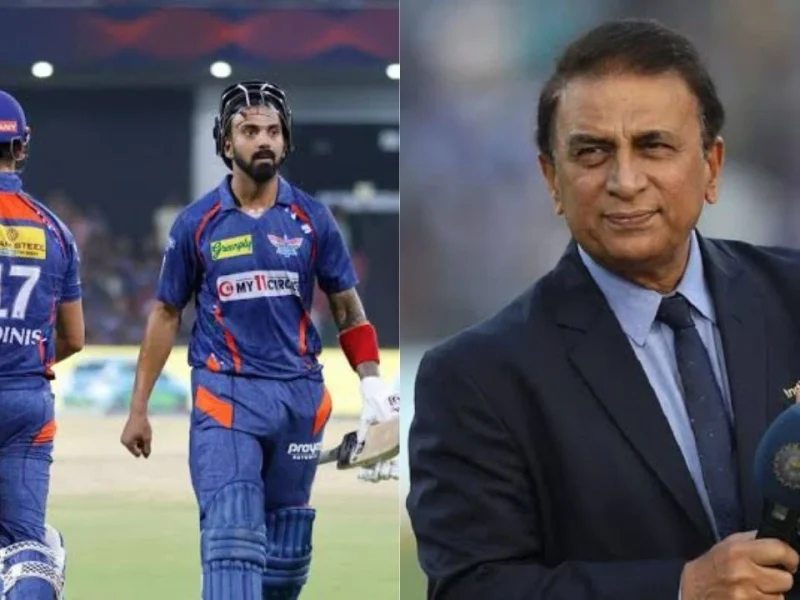 Sunil Gavaskar, KL Rahul, LSG