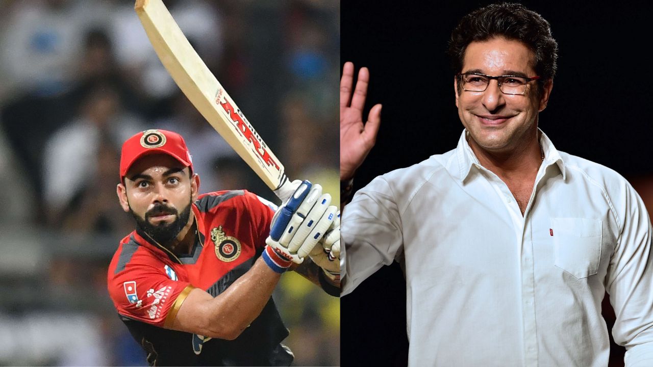 Virat Kohli and Wasim Akram